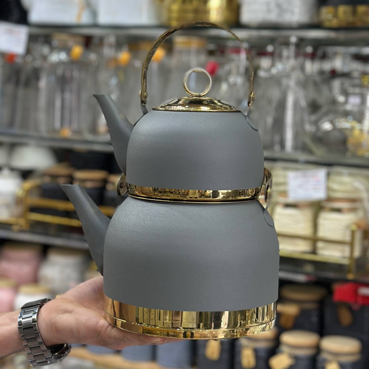 کتری قوری ضخیم مدل 3