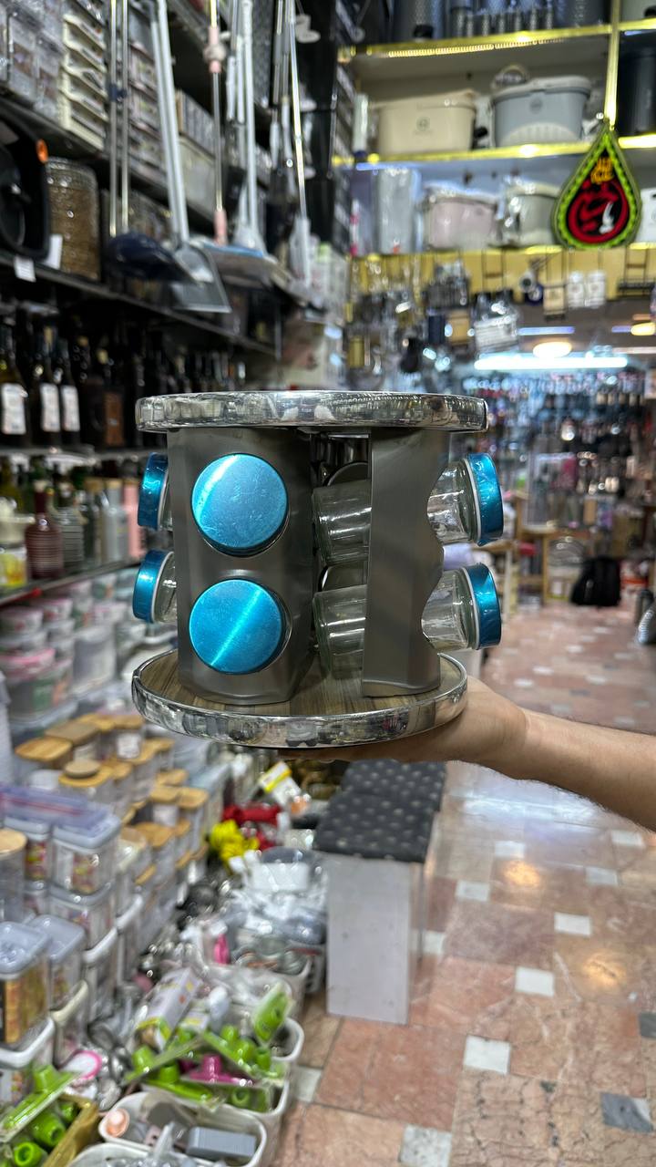 ست ادویه ۸ عددی ایستاده گردون طرح 3