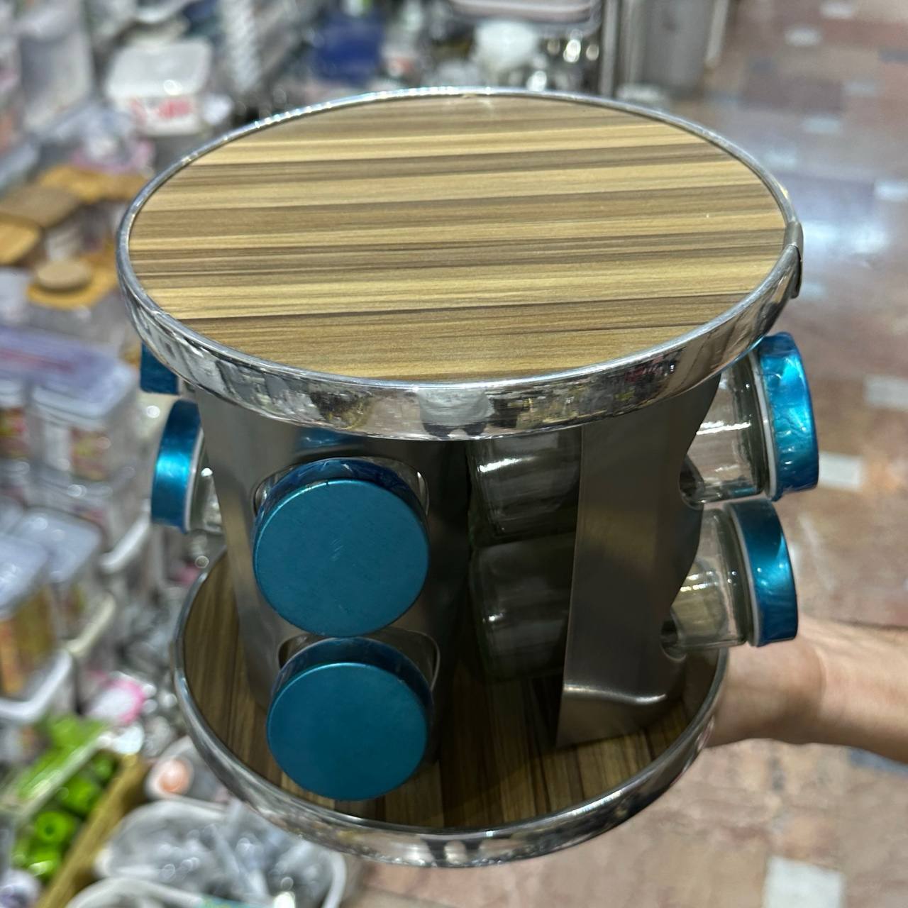 ست ادویه ۸ عددی ایستاده گردون طرح 3