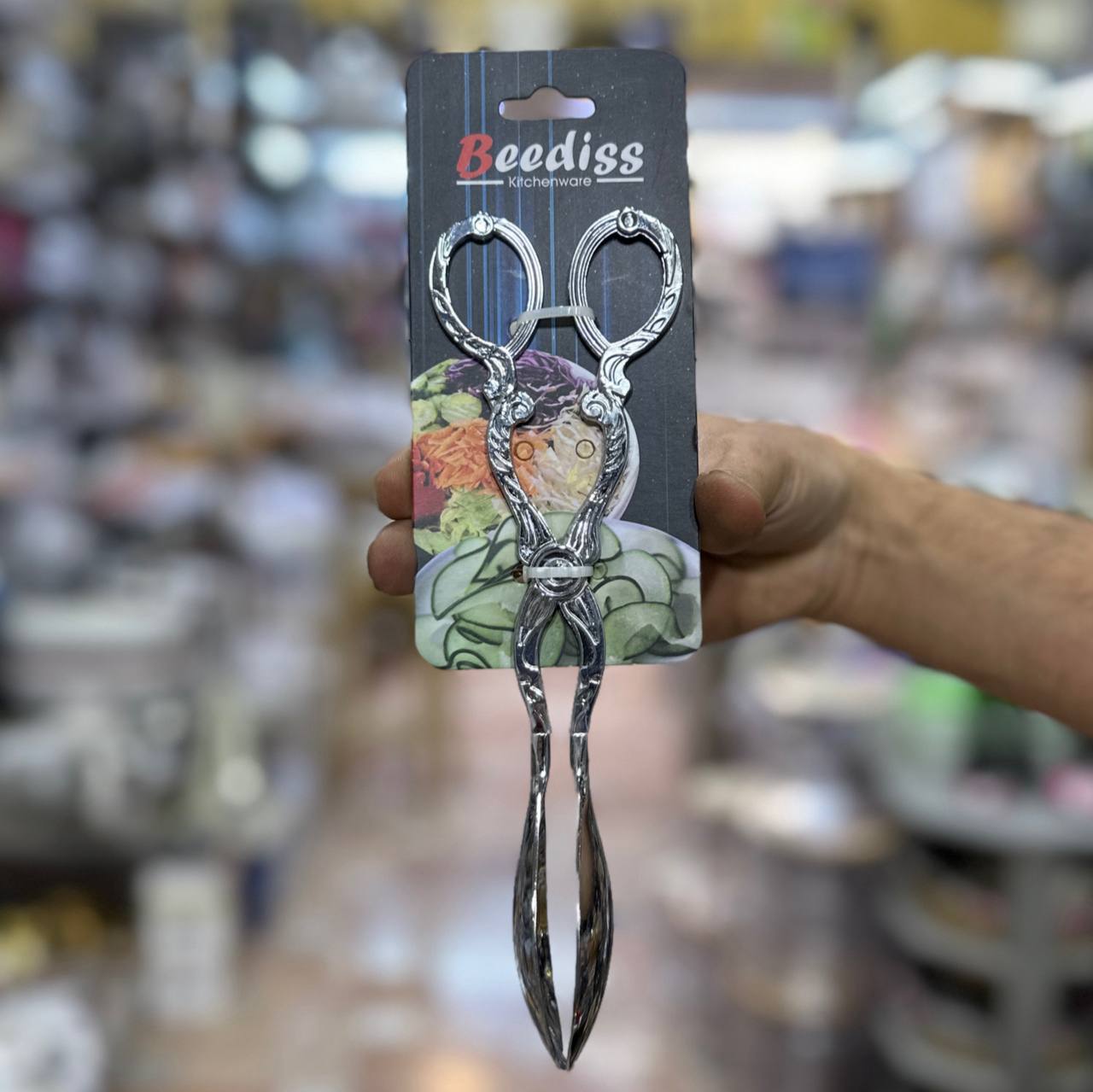 انبر سالاد استیل قاشقی بدیس