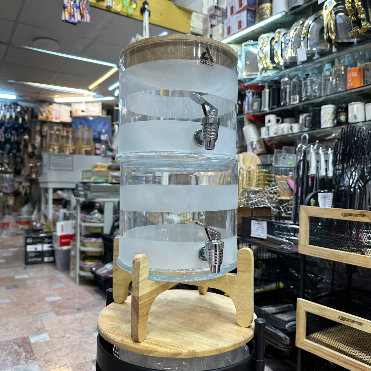 کلمن شیشه ای 2 طبقه