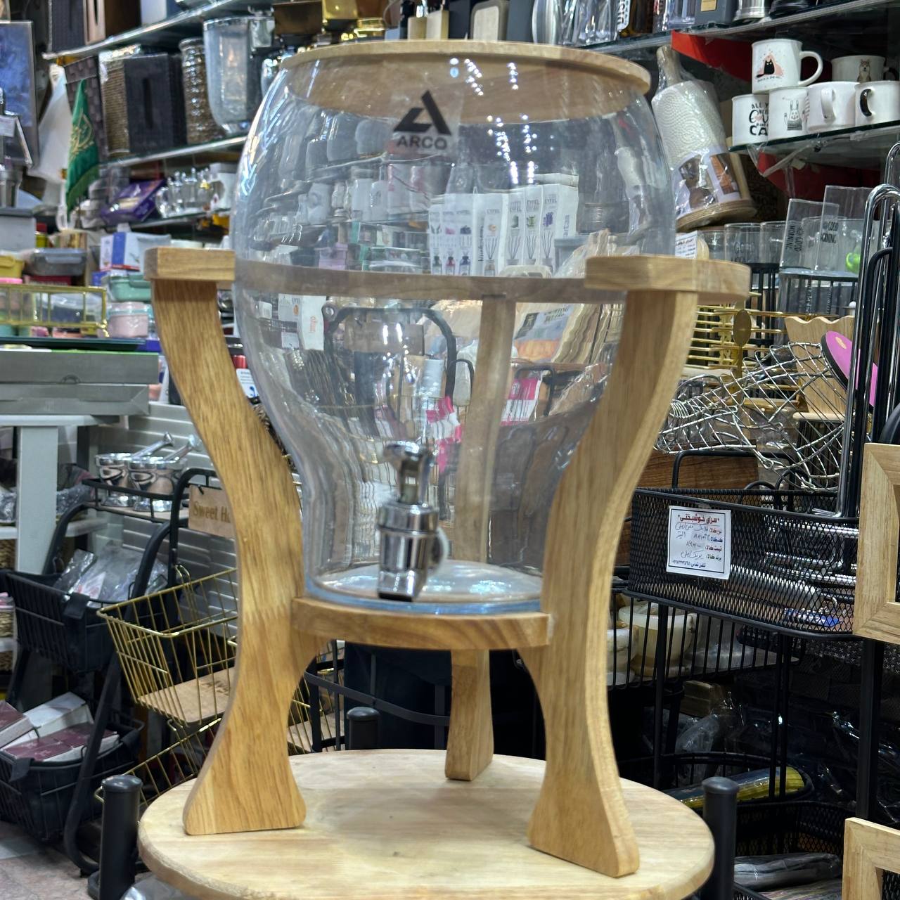 کلمن شیشه ای طرح کاچار