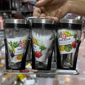 ست ادویه 6 عددی رو میزی