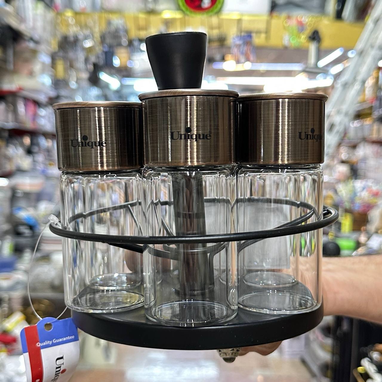 ست ادویه 6 عددی استیل مسی