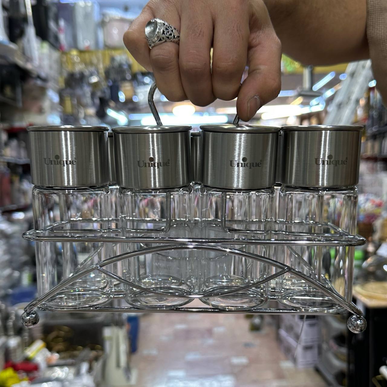 ادویه 6 و 8 عددی استیل یونیک