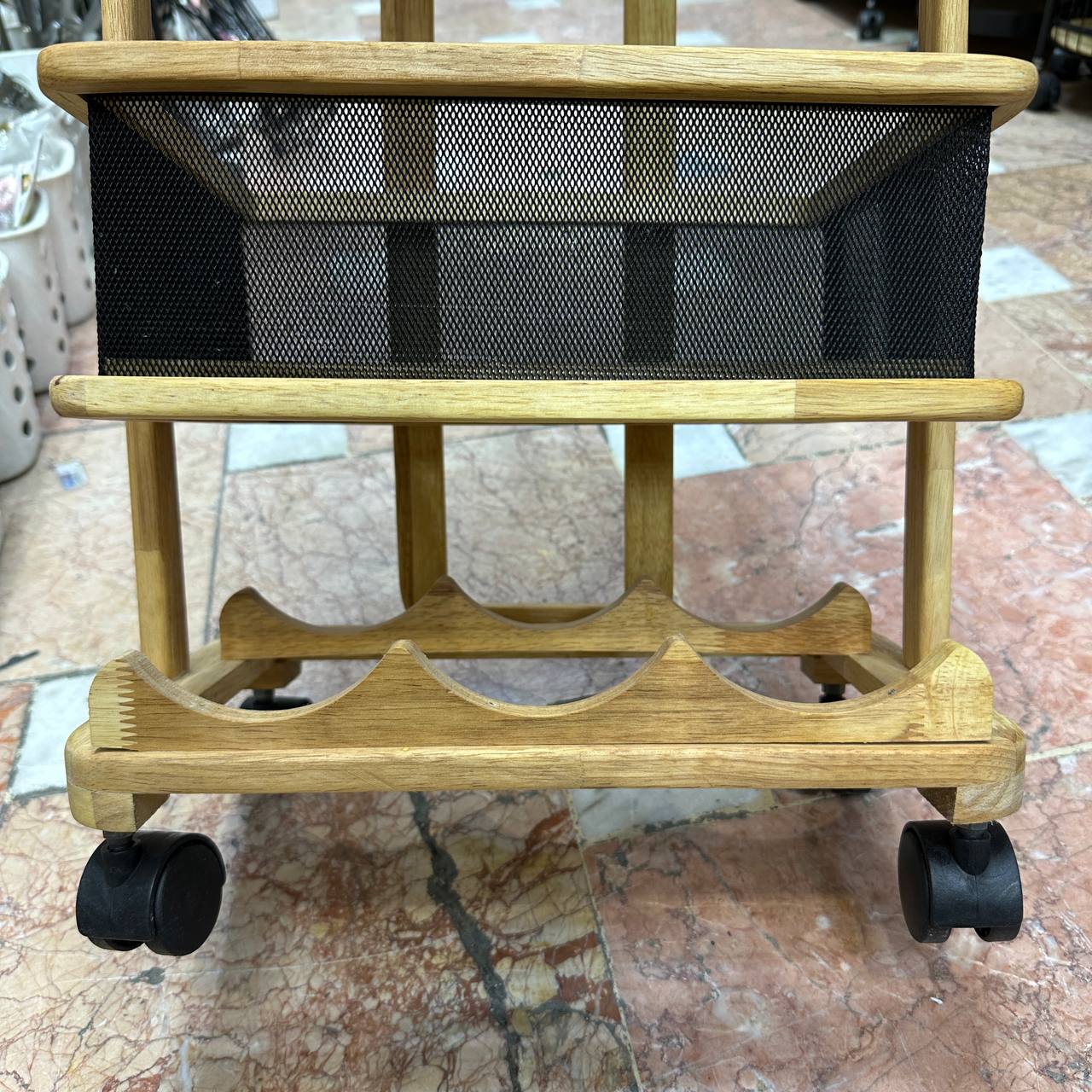 سبد سیب زمینی پیاز 3 طبقه جا بطری دار