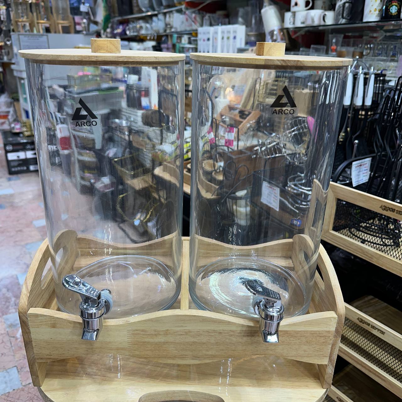 کلمن شیشه ای دو قلو