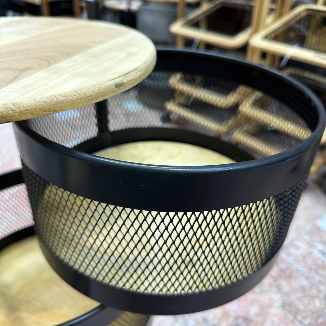 سبد سیب زمینی پیاز گرد توری