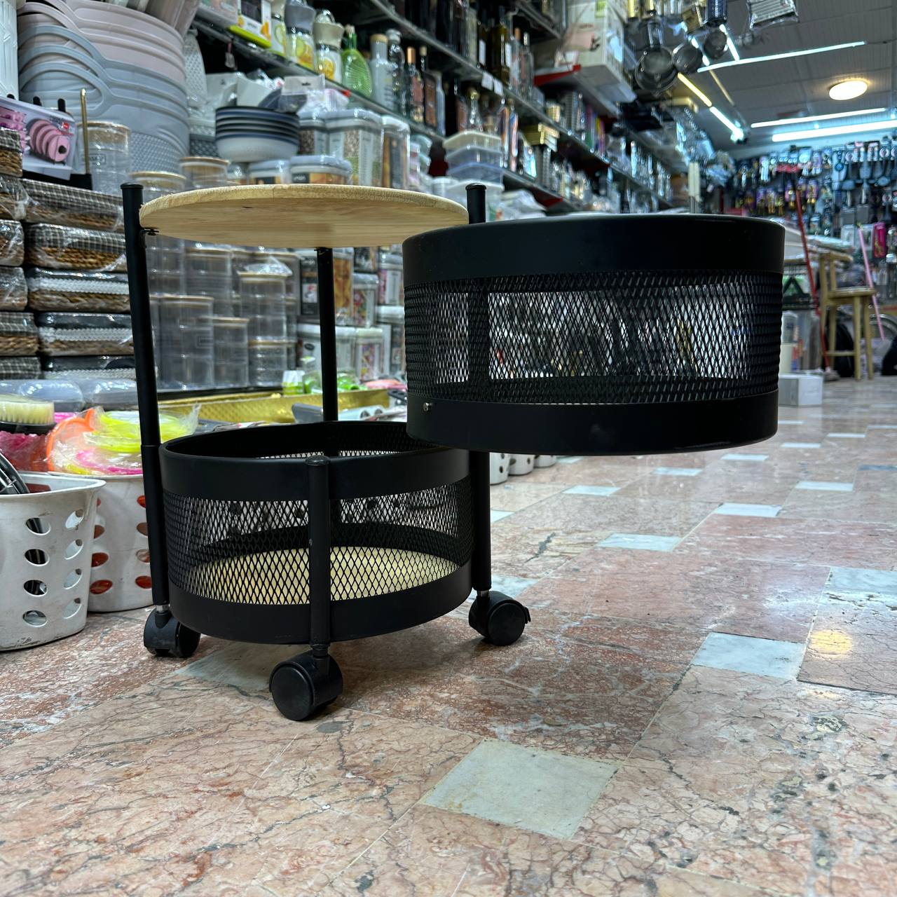 سبد سیب زمینی پیاز گرد توری