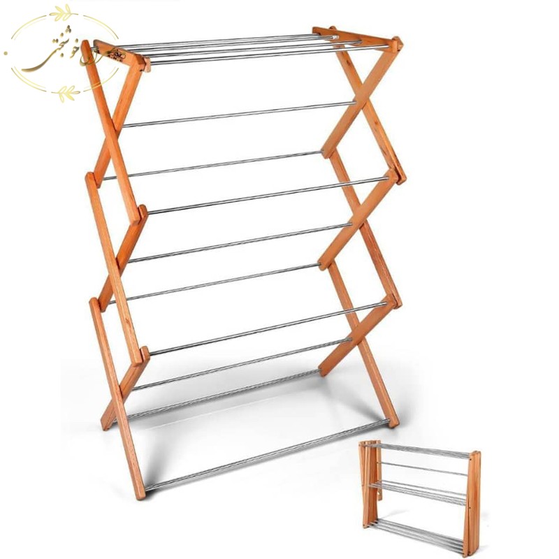 رخت آویز چوبی فلزی