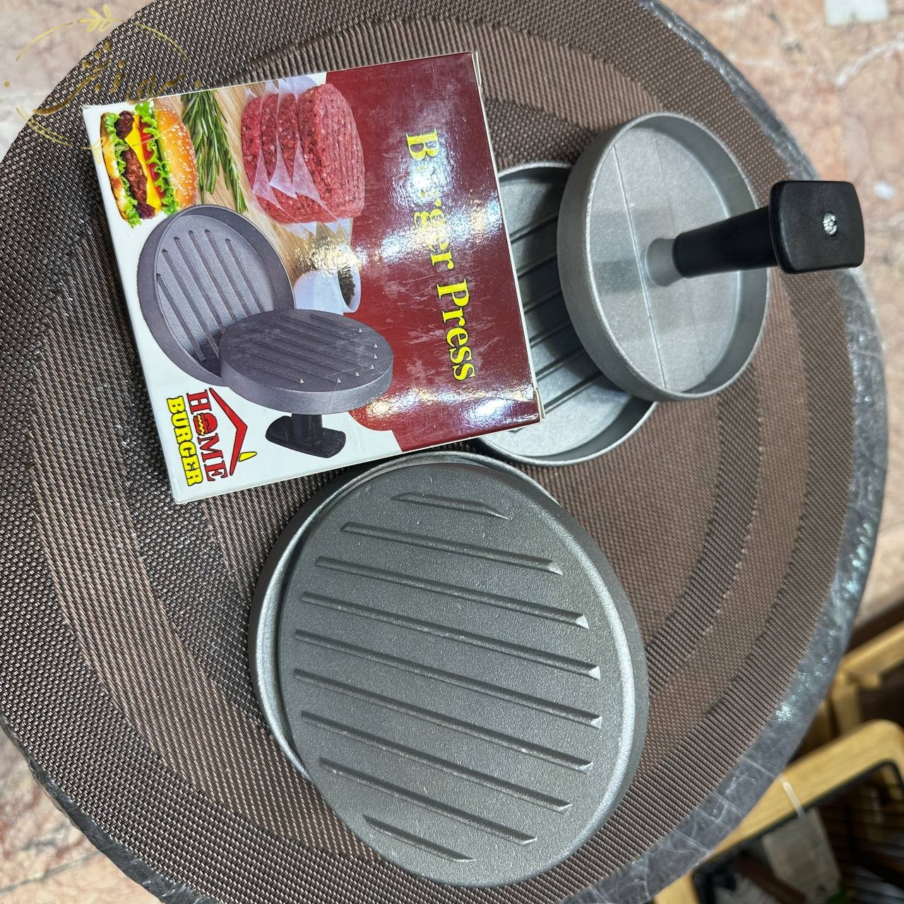 قالب همبرگر چدنی