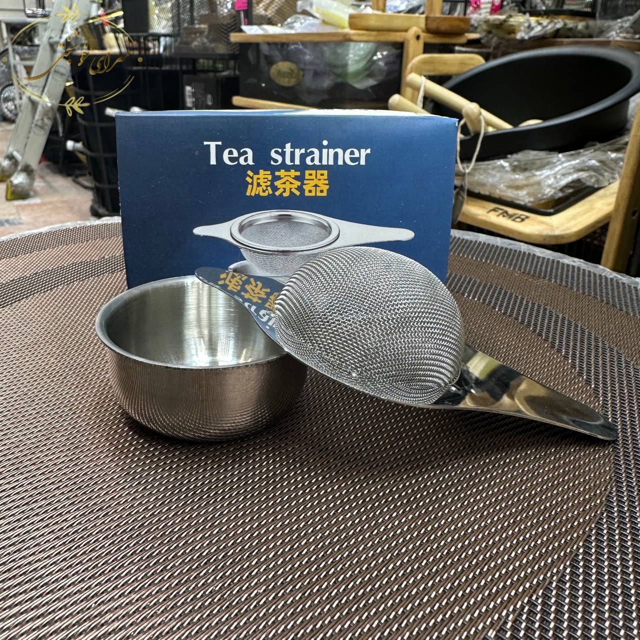 چای صاف کن استیل کاسه دار