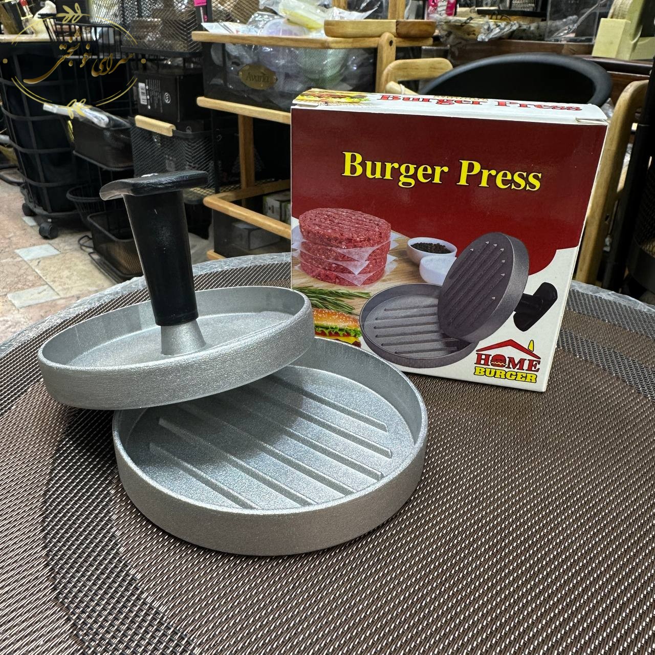 قالب همبرگر چدنی