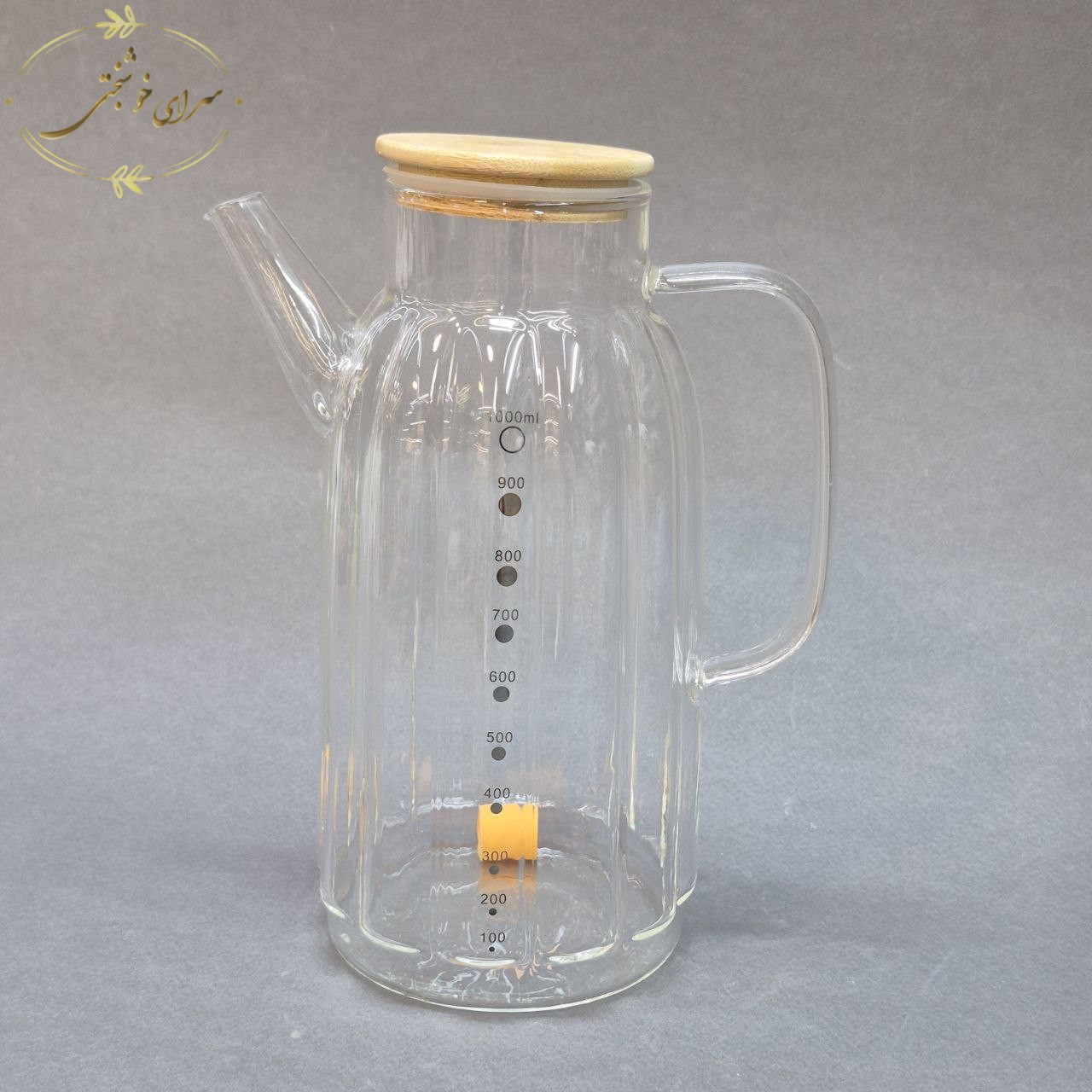 روغن ریز پیرکس با درب بامبو - 1000 میل