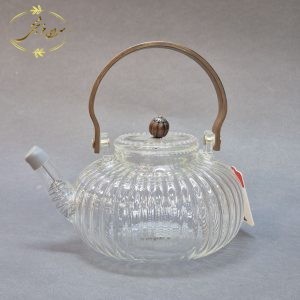 قوری پیرکس دسته چوبی یونیک