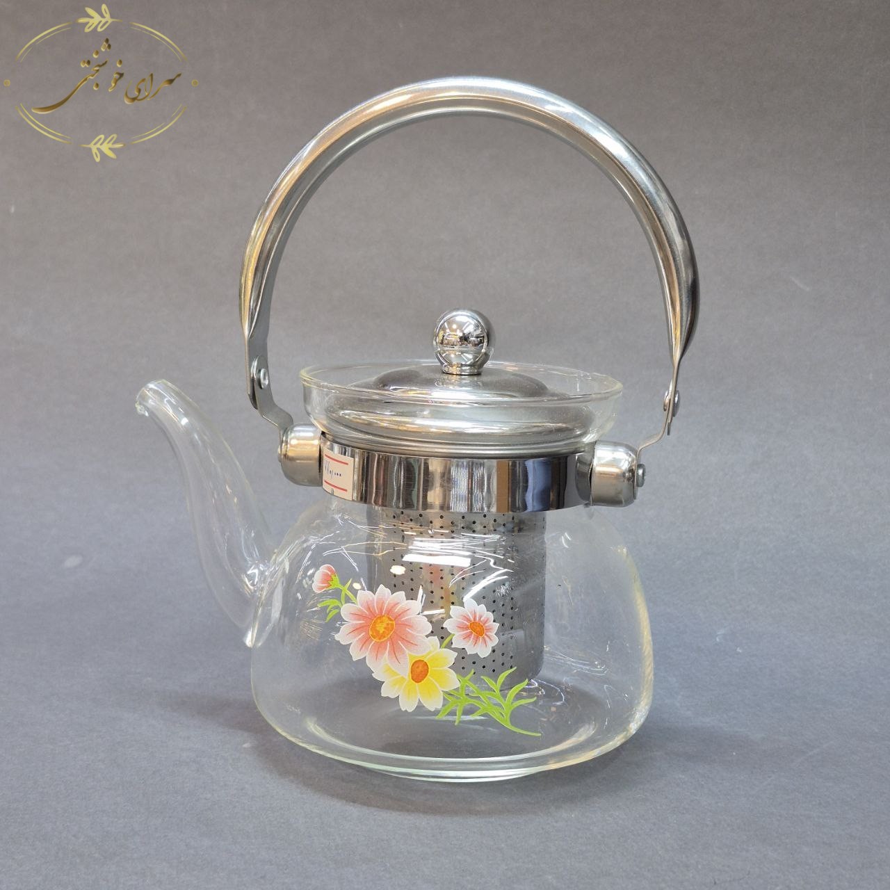 کتری پیرکس شعله مستقیم ناتالی NATALY - دسته استیل