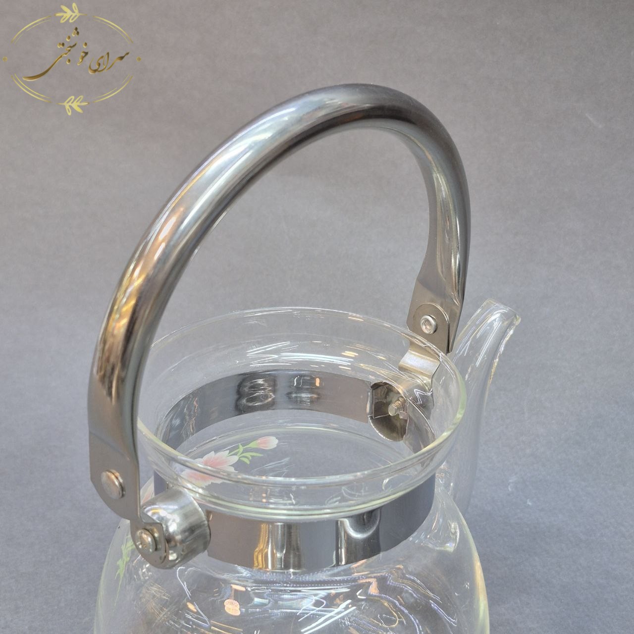 کتری پیرکس شعله مستقیم ناتالی NATALY - دسته استیل