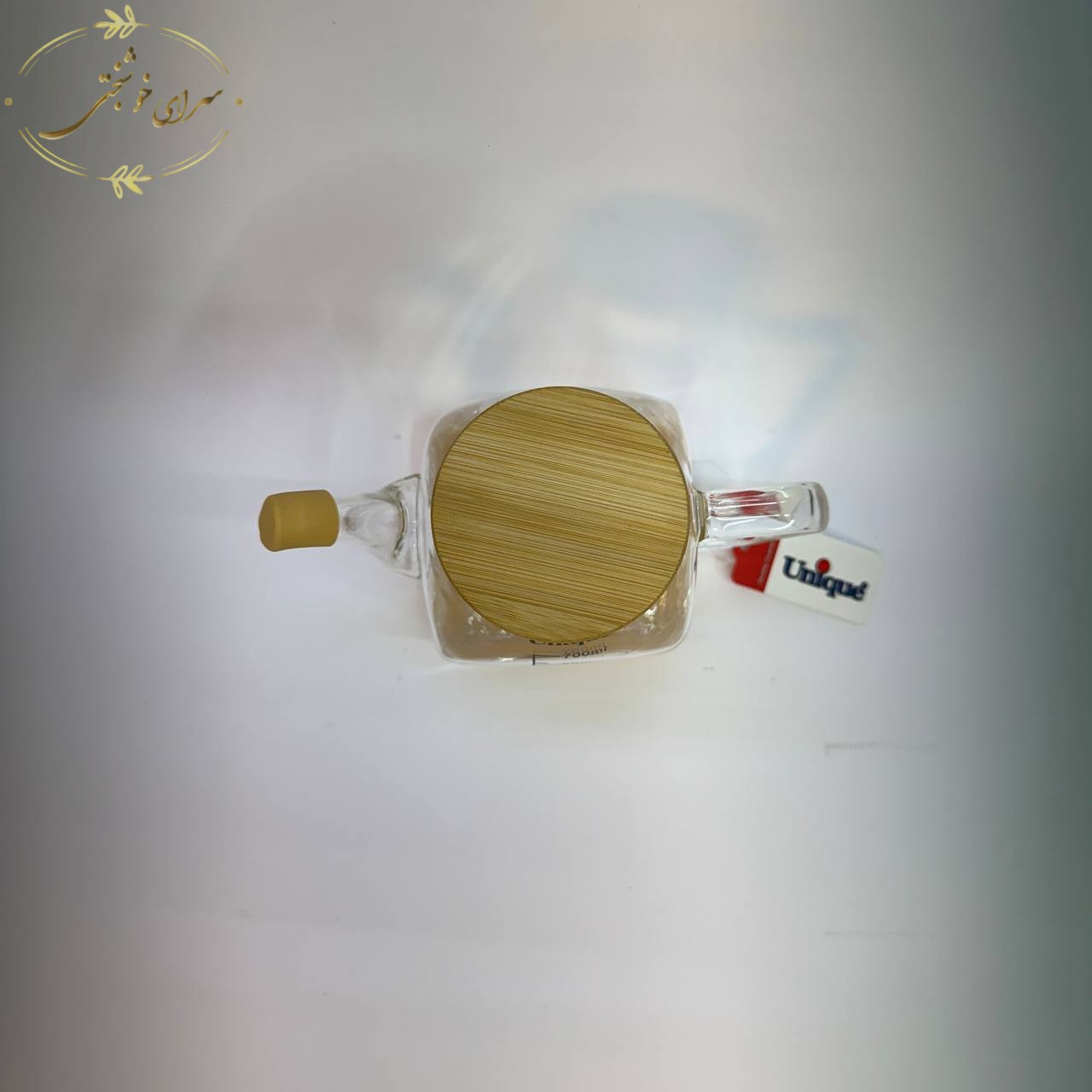 ظرف روغن یونیک 700 میل درب بامبو - تصویر 5