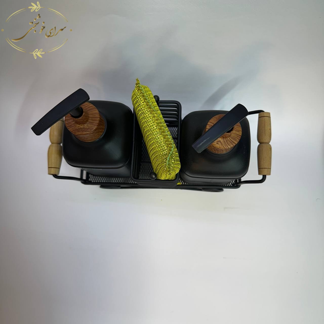 ست جا مایع و اسکاچ لیمیتاک مدل دوقلو با استند فلزی - تصویر 3