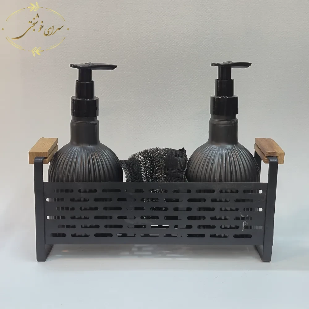 ست جامایع دوقلو مزوتس مدل مشکی مات استند دار - تصویر 2