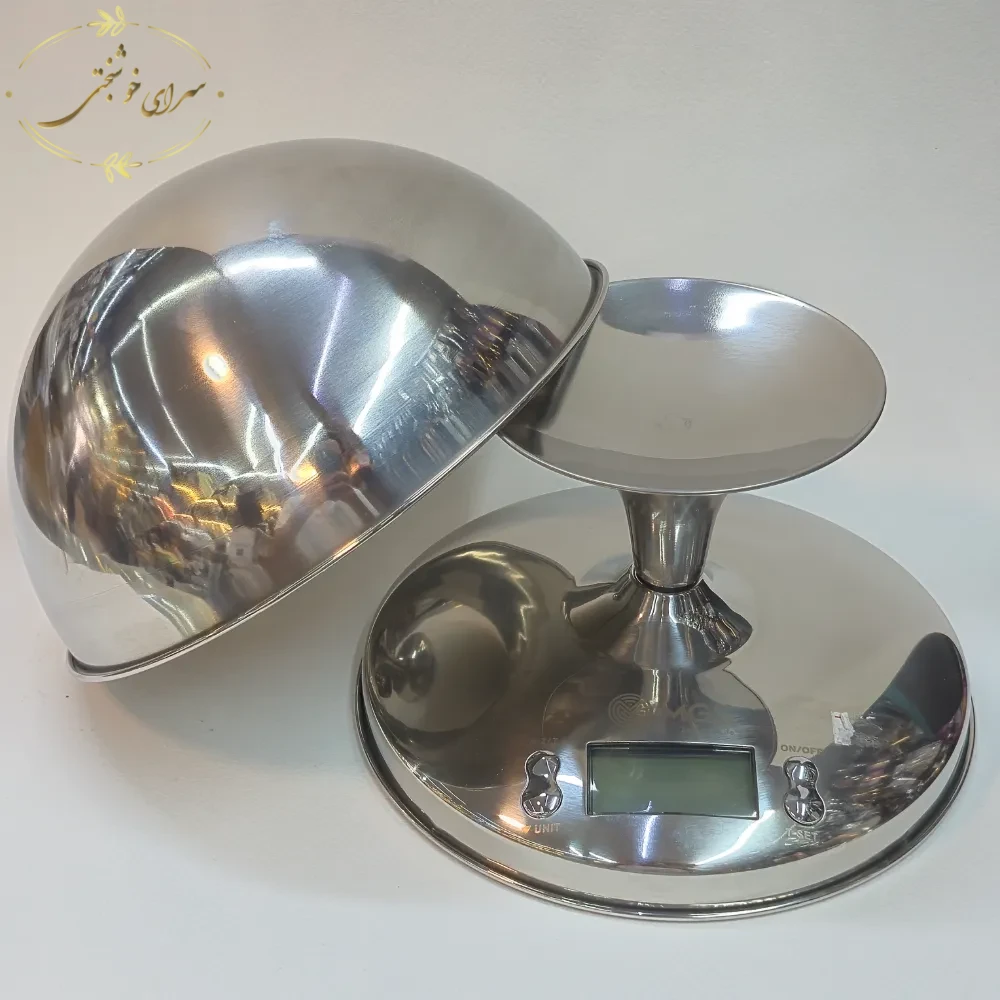 ترازوی آشپزخانه دیجیتال MGS - کاسهدار استیل - تصویر 2