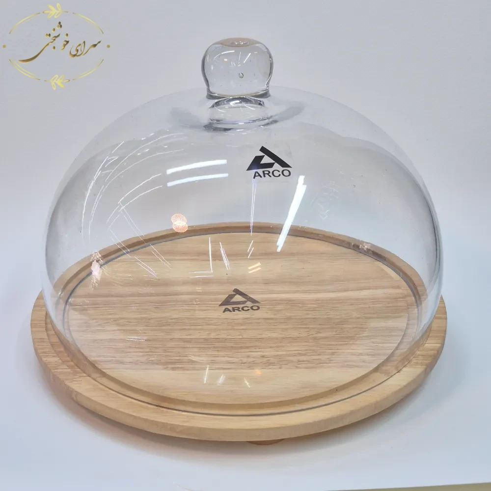 ظرف سرو کیک درب دار