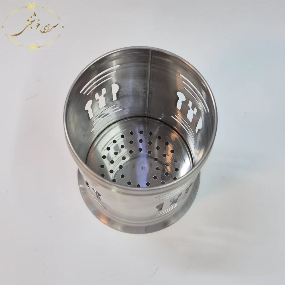 جا قاشقی استیل رومیزی