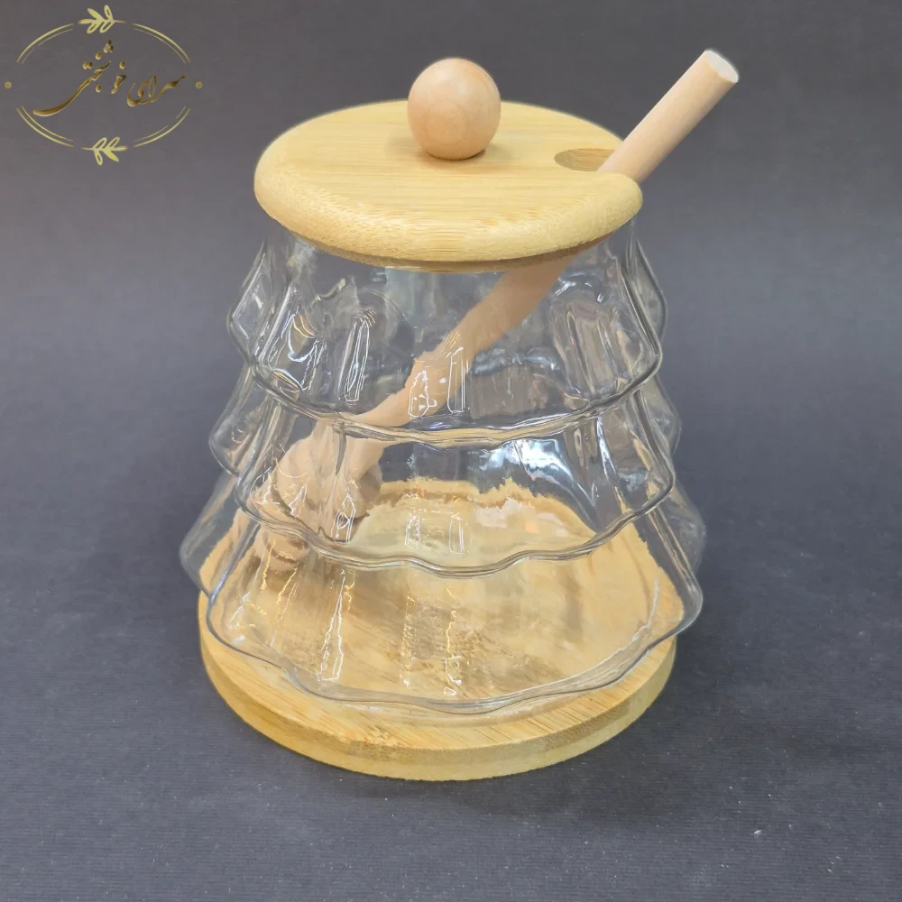 جا عسلی پیرکس موج دار