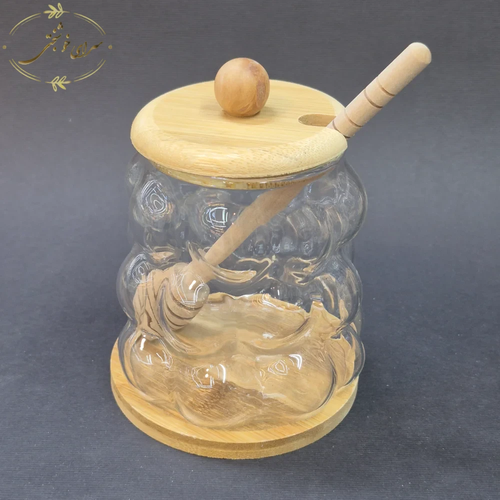 جا عسلی پیرکس حبابی