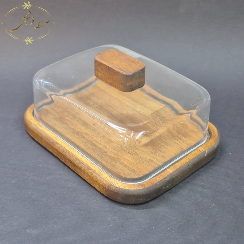 ظرف کره خوری چوبی گردویی