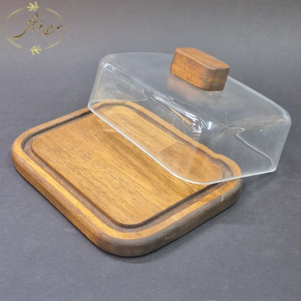 ظرف کره خوری چوبی گردویی