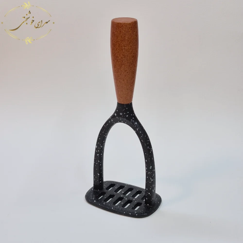 گوشت کوب سیلیکونی دسته چوبی
