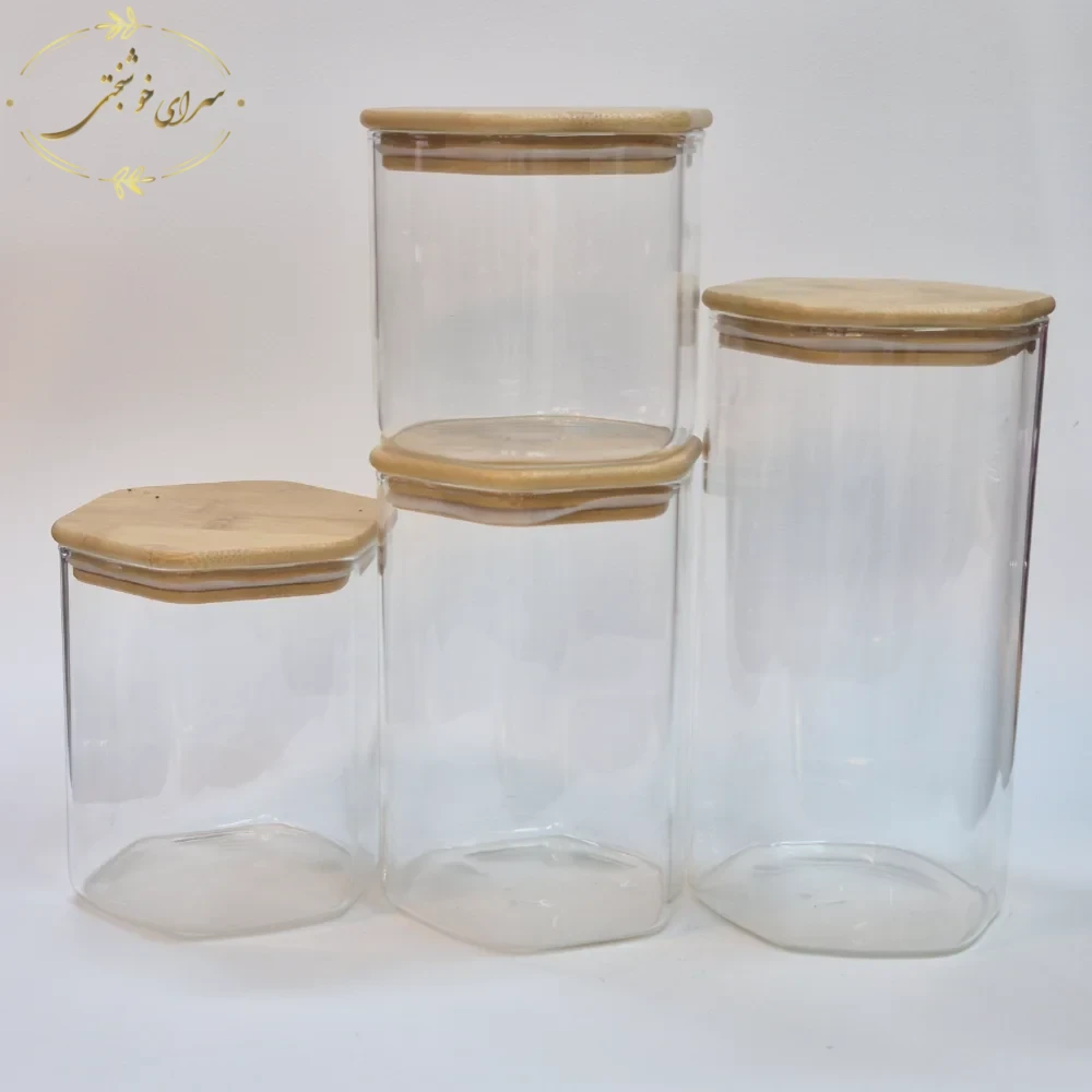 بانکه پیرکس 4 سایز درب چوبی