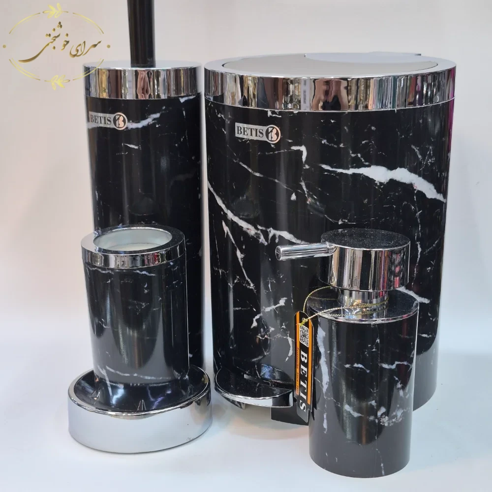 ست سرویس بهداشتی طرح سنگ 4 پارچه