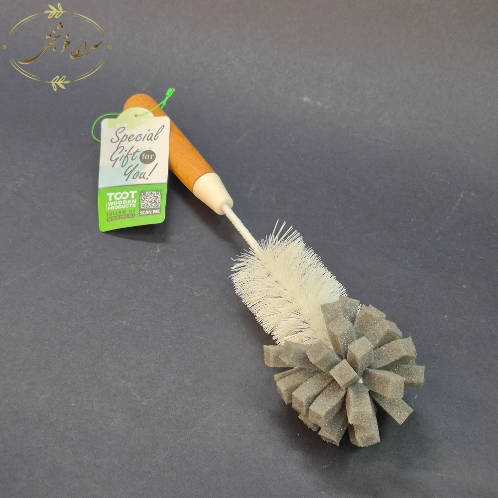 بطری شور دسته چوبی