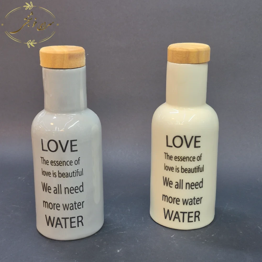 بطری آب سرامیکی طرح LOVE