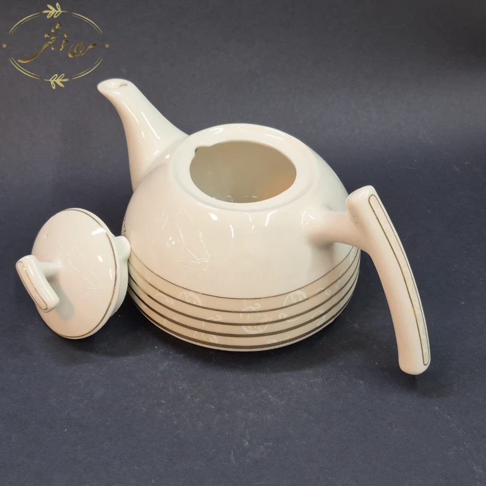 کتری لوله ای نزاز با قوری چینی 3.5 لیتری
